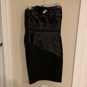 Brand new with tags WHBM satin strapless dress